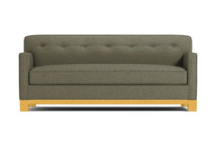 Harrison Ave Queen Size Sleeper Sofa Bed :: Leg Finish: Natural / Sleeper Option: Memory Foam Mattress