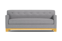 Harrison Ave Queen Size Sleeper Sofa Bed :: Leg Finish: Natural / Sleeper Option: Deluxe Innerspring Mattress