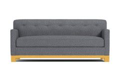 Harrison Ave Queen Size Sleeper Sofa Bed :: Leg Finish: Natural / Sleeper Option: Memory Foam Mattress