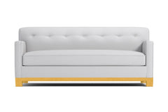 Harrison Ave Queen Size Sleeper Sofa Bed :: Leg Finish: Natural / Sleeper Option: Memory Foam Mattress