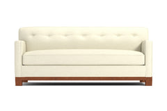 Harrison Ave Queen Size Sleeper Sofa Bed :: Leg Finish: Pecan / Sleeper Option: Deluxe Innerspring Mattress