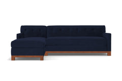 Harrison Ave 2pc Sectional Sofa :: Leg Finish: Pecan / Configuration: LAF - Chaise on the Left