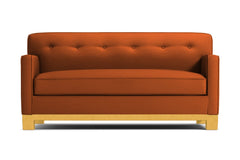 Harrison Ave Apartment Size Sleeper Sofa Bed :: Leg Finish: Natural / Sleeper Option: Memory Foam Mattress