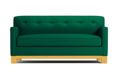 Harrison Ave Twin Size Sleeper Sofa Bed :: Leg Finish: Natural / Sleeper Option: Memory Foam Mattress