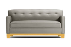 Harrison Ave Twin Size Sleeper Sofa Bed :: Leg Finish: Natural / Sleeper Option: Memory Foam Mattress