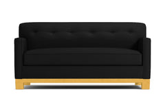 Harrison Ave Apartment Size Sleeper Sofa Bed :: Leg Finish: Natural / Sleeper Option: Memory Foam Mattress