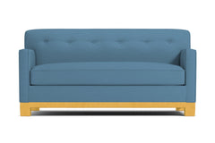 Harrison Ave Twin Size Sleeper Sofa Bed :: Leg Finish: Natural / Sleeper Option: Memory Foam Mattress