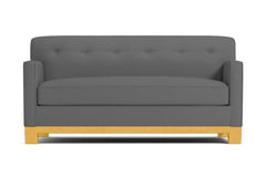 Harrison Ave Apartment Size Sleeper Sofa Bed :: Leg Finish: Natural / Sleeper Option: Deluxe Innerspring Mattress