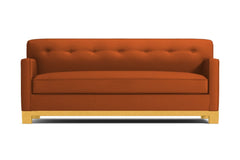Harrison Ave Queen Size Sleeper Sofa Bed :: Leg Finish: Natural / Sleeper Option: Deluxe Innerspring Mattress