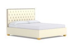 Huntley Drive Upholstered Bed :: Leg Finish: Natural / Size: Queen Size