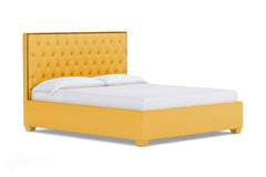 Huntley Drive Upholstered Bed :: Leg Finish: Natural / Size: King