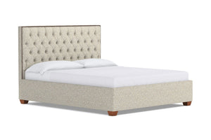 Huntley Drive Upholstered Bed :: Leg Finish: Pecan / Size: Full Size