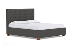 Huntley Drive Upholstered Bed :: Leg Finish: Pecan / Size: Queen Size