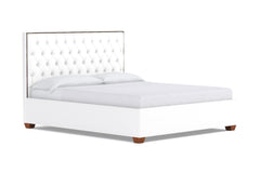 Huntley Drive Upholstered Bed :: Leg Finish: Pecan / Size: Queen Size