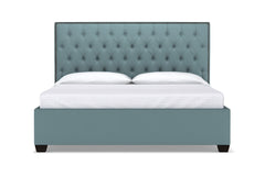 Huntley Drive Upholstered Bed :: Leg Finish: Espresso / Size: King