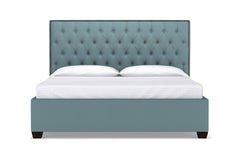 Huntley Drive Upholstered Bed :: Leg Finish: Espresso / Size: California King