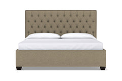 Huntley Drive Upholstered Bed :: Leg Finish: Espresso / Size: Queen Size