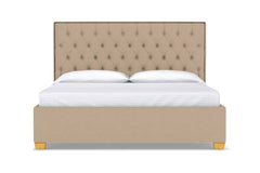 Huntley Drive Upholstered Bed :: Leg Finish: Natural / Size: King