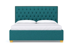 Huntley Drive Upholstered Bed :: Leg Finish: Natural / Size: King