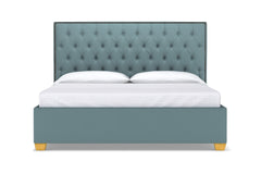 Huntley Drive Upholstered Bed :: Leg Finish: Natural / Size: King