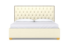 Huntley Drive Upholstered Bed :: Leg Finish: Natural / Size: King