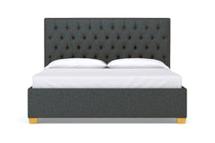 Huntley Drive Upholstered Bed :: Leg Finish: Natural / Size: King