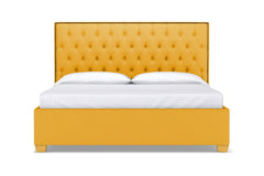 Huntley Drive Upholstered Bed :: Leg Finish: Natural / Size: King