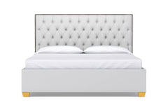 Huntley Drive Upholstered Bed :: Leg Finish: Natural / Size: King