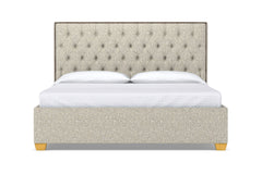 Huntley Drive Upholstered Bed :: Leg Finish: Natural / Size: King