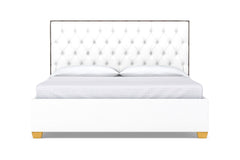 Huntley Drive Upholstered Bed :: Leg Finish: Natural / Size: California King