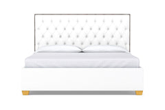 Huntley Drive Upholstered Bed :: Leg Finish: Natural / Size: King