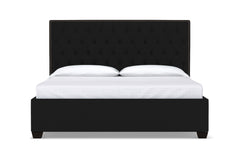 Huntley Drive Upholstered Bed :: Leg Finish: Espresso / Size: Queen Size