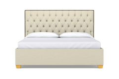 Huntley Drive Upholstered Bed :: Leg Finish: Natural / Size: King