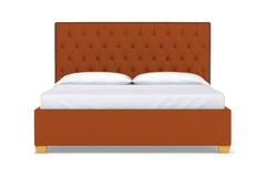 Huntley Drive Upholstered Bed :: Leg Finish: Natural / Size: Full Size