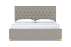 Huntley Drive Upholstered Bed :: Leg Finish: Natural / Size: King