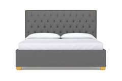 Huntley Drive Upholstered Bed :: Leg Finish: Natural / Size: King