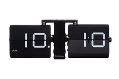 Flipping Out Clock by Cloudnola BLACK/BLACK