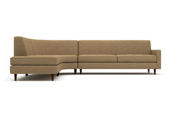 Huxley 3pc Curved L-Sectional Sofa :: Configuration: LAF - Bumper on the Left