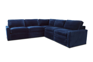 Phoenix 5pc Modular Sectional Sofa :: Configuration: Two Arms / Arm Style: Track Arm