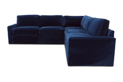 Phoenix 5pc Modular Sectional Sofa :: Configuration: Two Arms / Arm Style: Track Arm