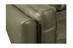 Keating Leather Loveseat with Power Footrests