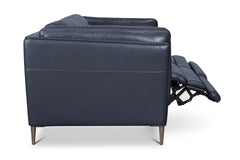 Kendrick Leather Loveseat with Power Footrests