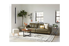 Keating Leather Sofa with Power Footrests