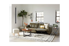 Keating Leather Sofa with Power Footrests