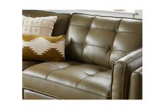 Keating Leather Sofa with Power Footrests
