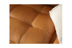 Keating 2pc Leather Sectional Sofa with Power Footrest :: Configuration: LAF - Chaise on the Left
