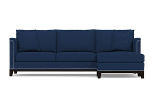 La Brea 2pc Sectional Sofa :: Leg Finish: Espresso / Configuration: RAF - Chaise on the Right