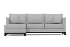 La Brea 2pc Sectional Sofa :: Leg Finish: Espresso / Configuration: LAF - Chaise on the Left