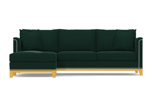 La Brea 2pc Sectional Sofa :: Leg Finish: Natural / Configuration: LAF - Chaise on the Left