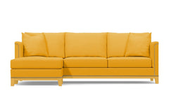 La Brea 2pc Sectional Sofa :: Leg Finish: Natural / Configuration: LAF - Chaise on the Left